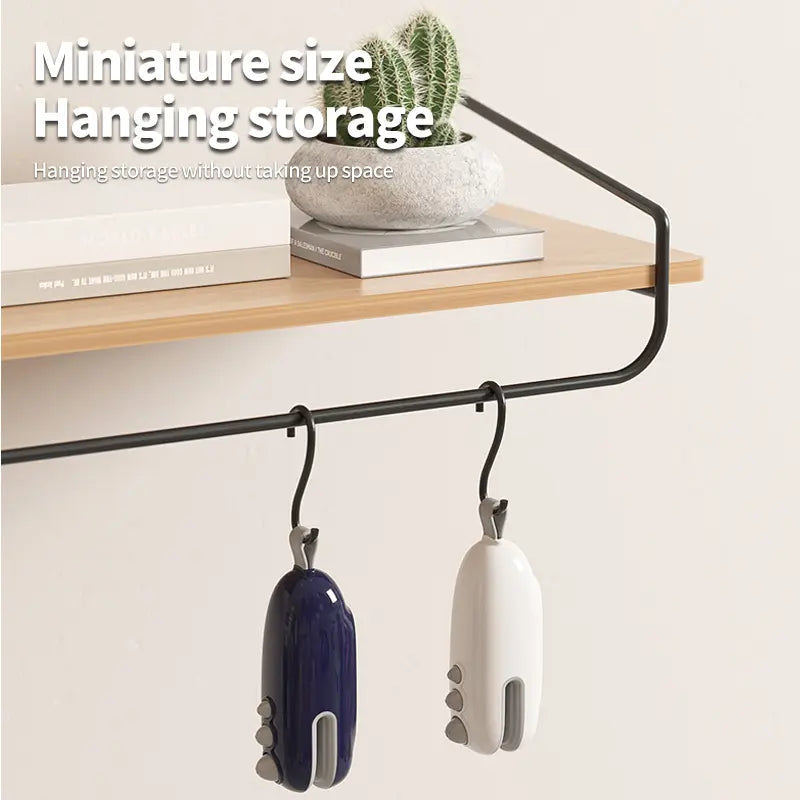 Mini Snack Bag Sealing Machine,Portable Mini Plastic Bag Sealer 2 in 1, Plastic Material, Rechargeable, Suitable for Sealing and Sealing Snacks, Coffee and Pet Food Packaging Kitchen Preservation,Gift for Christmas New Year