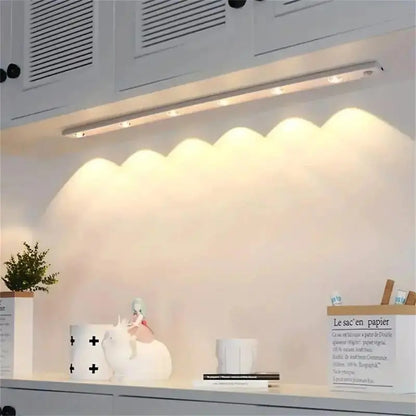 【Tiktok Top Seller】Led Motion Sensor Cabinet Light for Fall, under Cabinet Closet Light, Waterproof LED Strip Light for Kitchen, Bathroom, Closet, Hallway, Stairway & Garage, Wall Mounted LED Lights for Home, LED Lights Bedroom, Summer Essentials