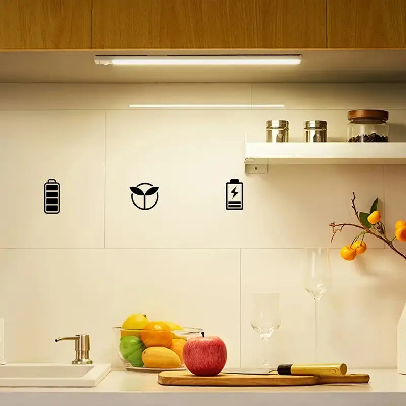 【Tiktok Top Seller】Led Motion Sensor Cabinet Light for Fall, under Cabinet Closet Light, Waterproof LED Strip Light for Kitchen, Bathroom, Closet, Hallway, Stairway & Garage, Wall Mounted LED Lights for Home, LED Lights Bedroom, Summer Essentials