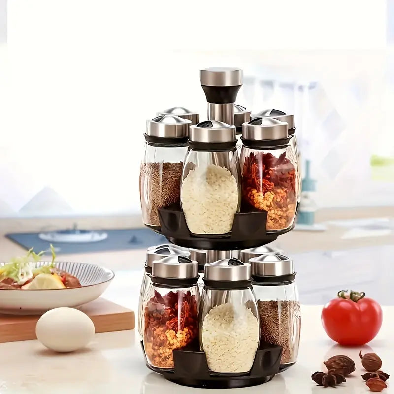 2-Tier Rotating Spice Organizer