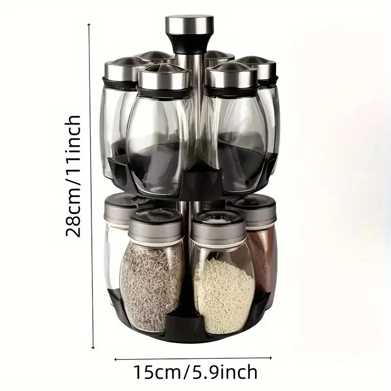 2-Tier Rotating Spice Organizer